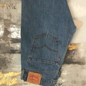 Levi's 501 Denim Button Fly Made in Egypt